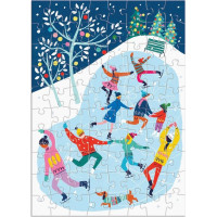 Galison Puzzle adventný kalendár 12 v 1