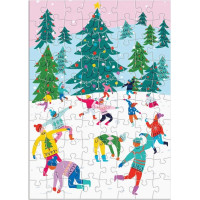 Galison Puzzle adventný kalendár 12 v 1