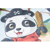 Detský koberček EMMA - Panda pirát