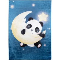 Detský koberček EMMA - Panda na mesiaci