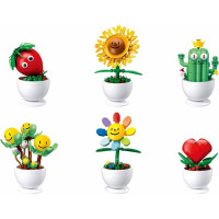 Sluban Flowers M38-B1073 Kvety s očami malé Displej 6 ks