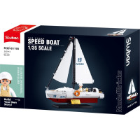 Sluban Model Bricks M38-B1190 Rýchla loď Rodeo v mierke 1:35