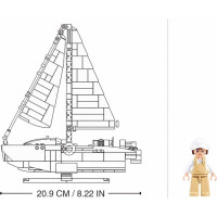 Sluban Model Bricks M38-B1190 Rýchla loď Rodeo v mierke 1:35