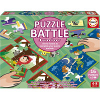 EDUCA Puzzle bitka Rozprávky 16x9 dielikov