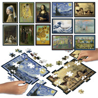 EDUCA Puzzle bitka Umenie 12x42 dielikov