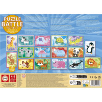 EDUCA Puzzle bitka Zvieratká 16x9 dielikov