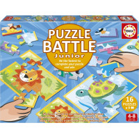 EDUCA Puzzle bitka Zvieratká 16x9 dielikov