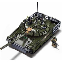 Sluban Model Bricks M38-B1178 Hlavný bojový tank T-80 2 v 1 v mierke 1:35
