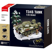 Sluban Power Bricks M38-B7072 R/C T34/76 (1942) Tank na diaľkové ovládanie