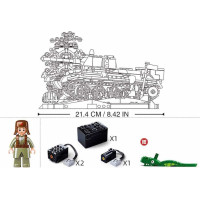 Sluban Power Bricks M38-B7072 R/C T34/76 (1942) Tank na diaľkové ovládanie