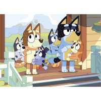 EDUCA Drevené puzzle Bluey 100 dielikov