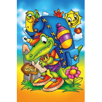 ART PUZZLE Drevené puzzle Cesta do školy 16 dielikov