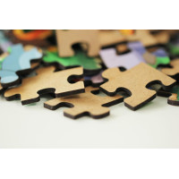 ART PUZZLE Drevené puzzle Cesta do školy 16 dielikov