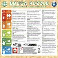 EDUCA Drevené puzzle Leví kráľ 2x25 dielikov