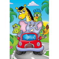 ART PUZZLE Drevené puzzle Kapitán slon 16 dielikov