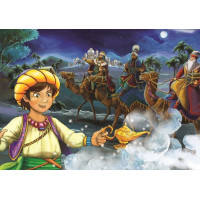 ART PUZZLE Puzzle Aladin a kúzelná lampa 2x100 dielikov