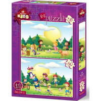 ART PUZZLE Puzzle Čas na hranie 35+60 dielikov
