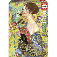 EDUCA Puzzle Dáma s vejárom 1000 dielikov