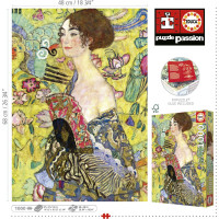 EDUCA Puzzle Dáma s vejárom 1000 dielikov