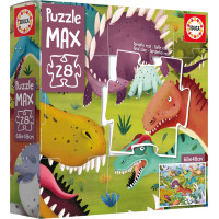 EDUCA Puzzle Dinosaury 28 dielikov
