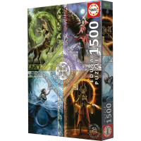 EDUCA Puzzle Elementárna mágia: Zverokruh 1500 dielikov