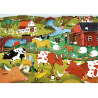 EDUCA Puzzle Farma 28 dielikov
