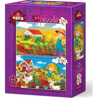 ART PUZZLE Puzzle Farmárka 35+60 dielikov