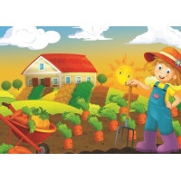 ART PUZZLE Puzzle Farmárka 35+60 dielikov