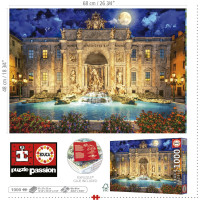 EDUCA Puzzle Fontána Di Trevi, Rím 1000 dielikov
