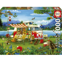 EDUCA Puzzle Kempovanie 1000 dielikov