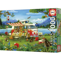 EDUCA Puzzle Kempovanie 1000 dielikov