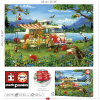 EDUCA Puzzle Kempovanie 1000 dielikov