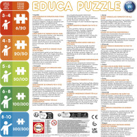 EDUCA Puzzle Jednorožce a Víly 2x48 dielikov