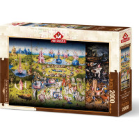 ART PUZZLE Puzzle Museum Series: Záhrada pozemských rozkoší 2000 dielikov