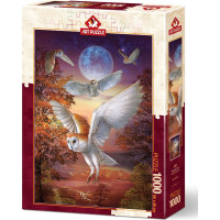 ART PUZZLE Puzzle Nočné sovy 1000 dielikov