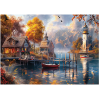 ANATOLIAN Puzzle Jeseň pri jazere 1500 dielikov