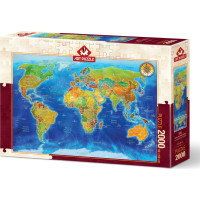 ART PUZZLE Puzzle Politická mapa sveta 2000 dielikov