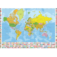 ANATOLIAN Puzzle Politická mapa sveta XL 700 dielikov