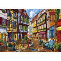 EDUCA Puzzle Rozjasnená ulica 2000 dielikov