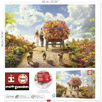 EDUCA Puzzle Rozvoz kvetov 1000 dielikov