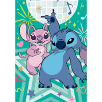 DINO Puzzle s drahokamami Stitch 200 dielikov