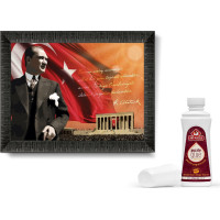 ART PUZZLE Puzzle s rámom a lepidlom 3v1 Atatürk a Anitkabir 1000 dielikov