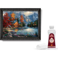 ART PUZZLE Puzzle s rámom a lepidlom 3v1 Tieň nad riekou 1000 dielikov