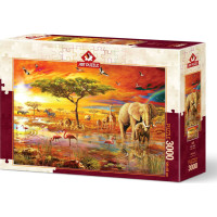 ART PUZZLE Puzzle Safari v Afrike 3000 dielikov