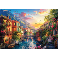 ANATOLIAN Puzzle Stredomorské mestečko 2000 dielikov
