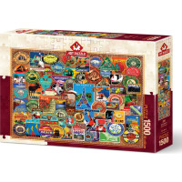 ART PUZZLE Puzzle Svetový cestovateľ 1500 dielikov