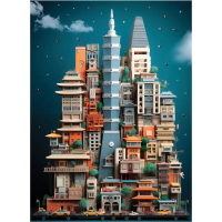 ANATOLIAN Puzzle Tchaj-pej 1000 dielikov