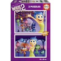 EDUCA Puzzle V hlave 2, 2x100 dielikov