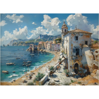 ANATOLIAN Puzzle Dedina pri mori 1000 dielikov
