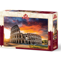 ART PUZZLE Puzzle Západ slnka pri Kolosea 1000 dielikov